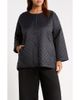 Eileen Fisher Eileen Fisher ROUND NECK QUILTED SHORT COAT - 1