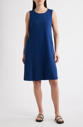 Eileen Fisher Eileen Fisher Round Neck Sleeveless A-Line Dress