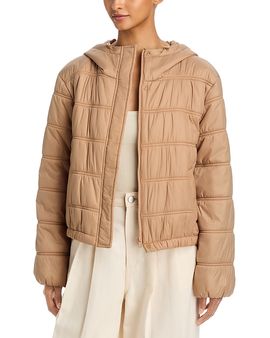 Eileen Fisher Eileen Fisher Ruched Nylon Hooded Jacket