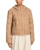 Eileen Fisher Eileen Fisher Ruched Nylon Hooded Jacket - 3