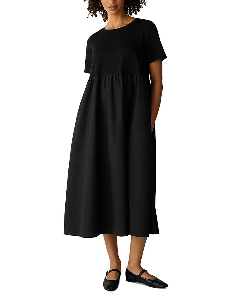 Eileen Fisher Eileen Fisher Short Sleeve Midi Dress