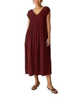 slim fit dress slacks Washable Wool Crepe Dress – Eileen Fisher Renew main image 1
