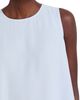 Eileen Fisher Eileen Fisher Silk Georgette Crepe Round Neck Shell - 4