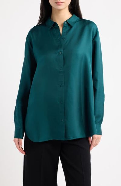 Eileen Fisher Eileen Fisher Silk Long Shirt