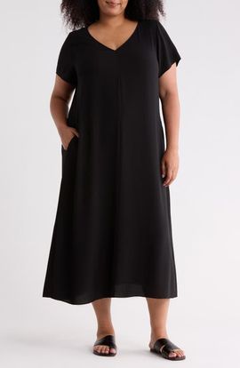 Eileen Fisher Eileen Fisher Silk Midi Dress