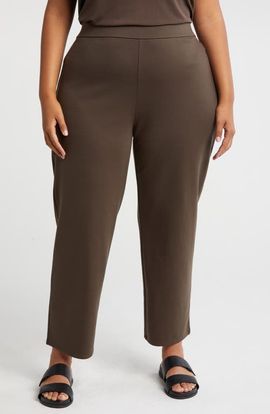 Eileen Fisher Eileen Fisher Stretch Ankle Straight Leg Pants