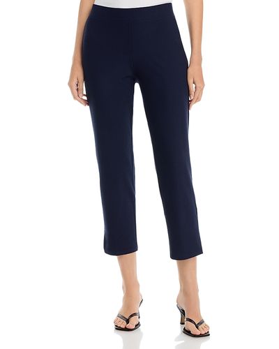 Eileen Fisher Eileen Fisher Stretch Crepe High Rise Slim Cropped Pants
