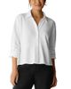 Eileen Fisher Eileen Fisher Stretch Jersey Classic Collar Shirt - 1