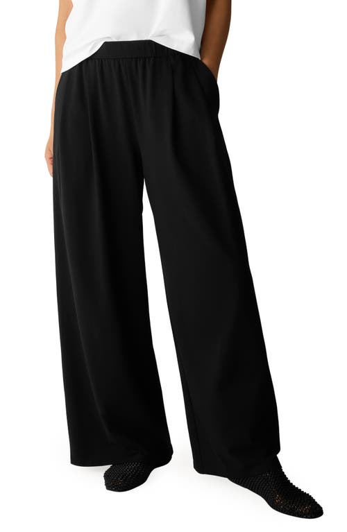 Eileen Fisher Eileen Fisher Stretch Organic Cotton Wide Leg Pants