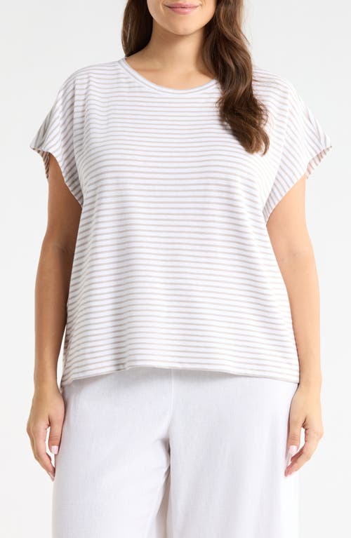 Eileen Fisher Eileen Fisher Stripe Crewneck Organic Cotton Top