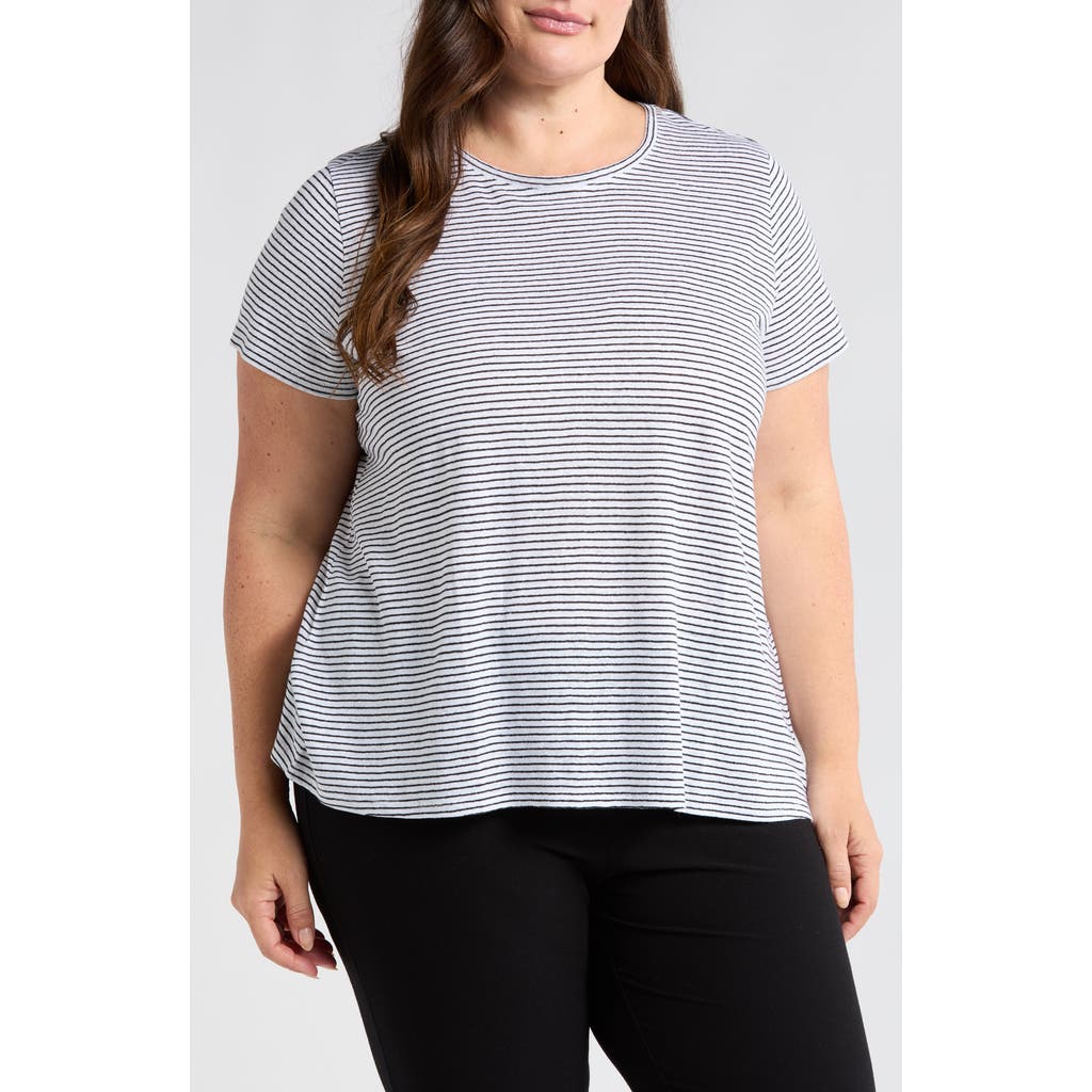 Eileen Fisher Eileen Fisher Stripe Organic Linen T-Shirt