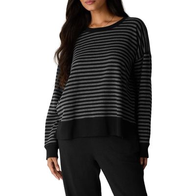 Eileen Fisher Eileen Fisher Striped Organic Cotton Blend Top