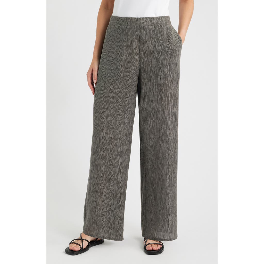 Eileen Fisher Eileen Fisher Textured Straight Leg Pants
