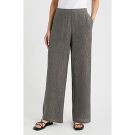 Eileen Fisher Eileen Fisher Textured Straight Leg Pants