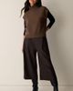 Eileen Fisher Eileen Fisher Turtleneck Cap Sleeve Wool Sweater - 4