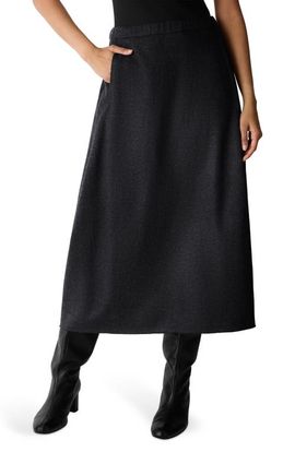 Eileen Fisher Eileen Fisher Virgin Wool Midi Lantern Skirt