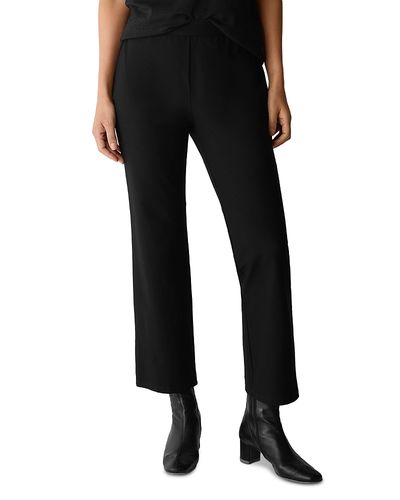 Eileen Fisher Eileen Fisher Washable Stretch Crepe Ankle Kick Flare Pants