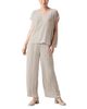 Eileen Fisher Eileen Fisher Wide Leg Crushed Velvet Ankle Pants - 2