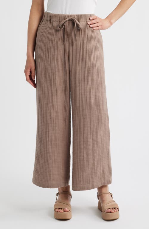 Eileen Fisher Eileen Fisher Wide Leg Organic Cotton Ankle Pants