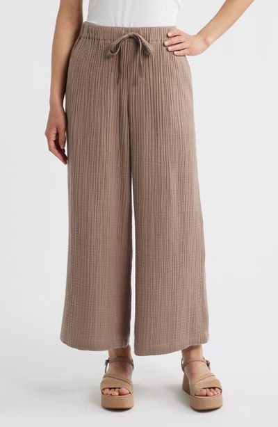 Eileen Fisher Eileen Fisher Wide Leg Organic Cotton Ankle Pants