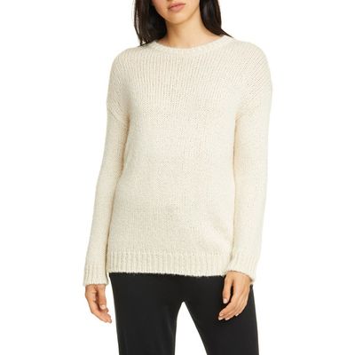 Eileen Fisher Eileen Fisher Wool Blend Crewneck Box Top Sweater