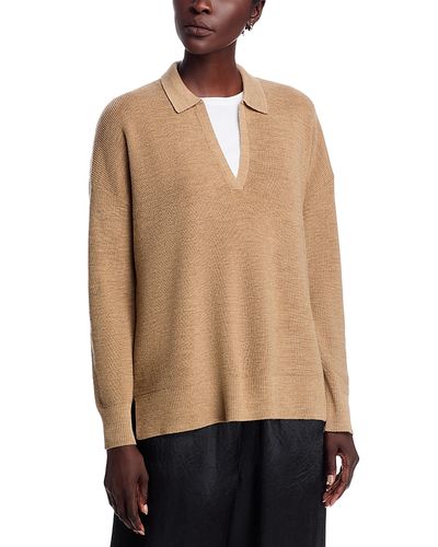 Eileen Fisher Eileen Fisher Wool Johnny Collar Sweater