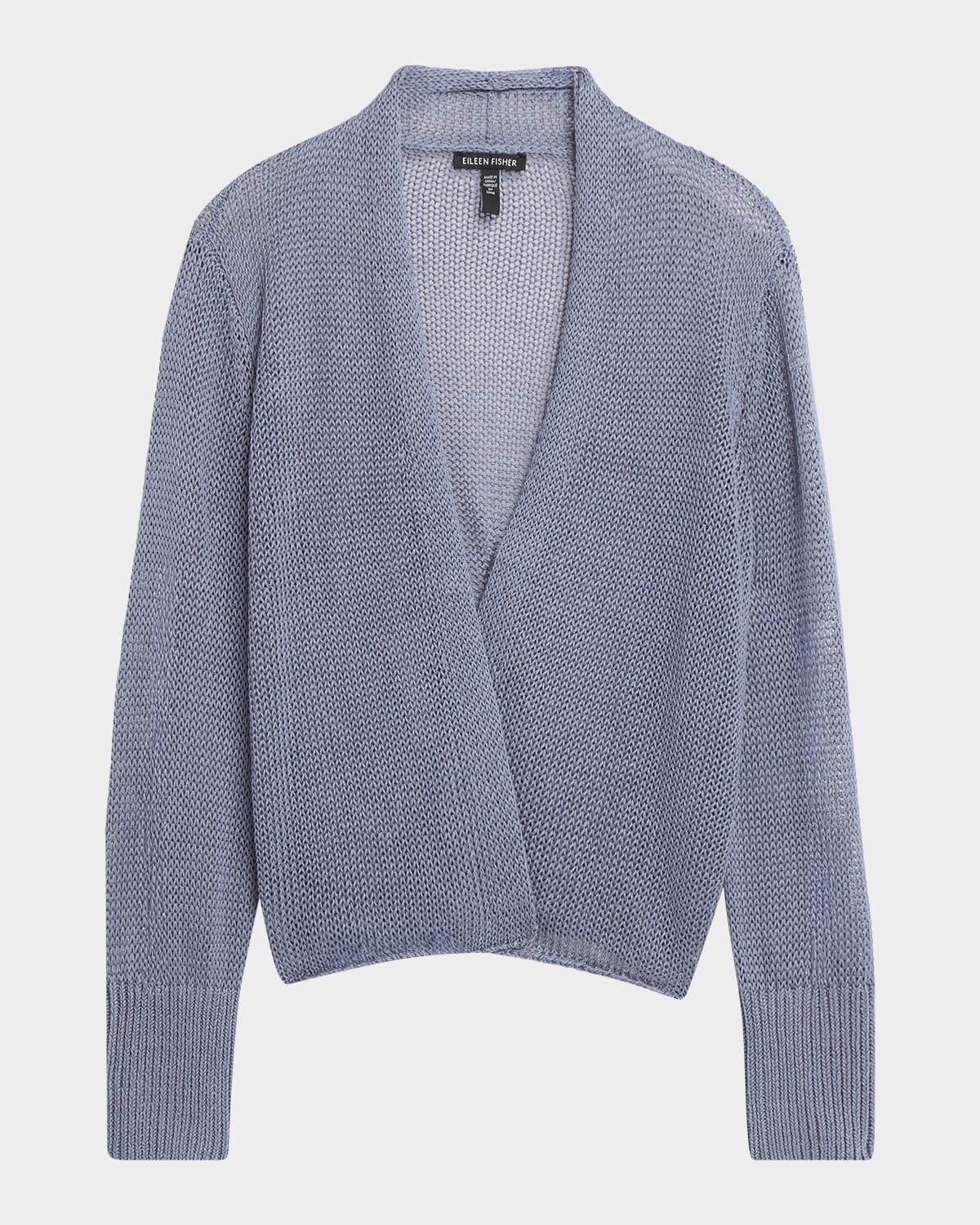Eileen Fisher Linen-Cotton Knit Cardigan