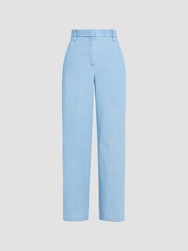 Eileen Fisher Women's Denim Full-Length Trousers