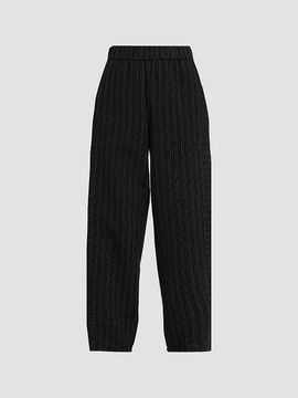Eileen Fisher Women's Lantern Stripe Stitch Cotton-Blend Pants