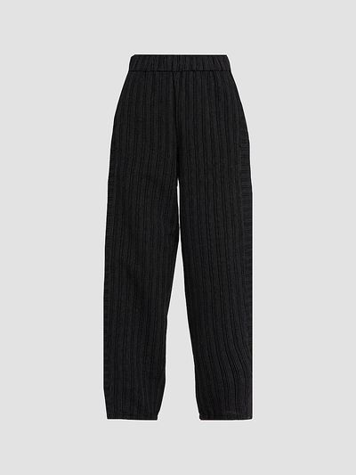 Eileen Fisher Women's Lantern Stripe Stitch Cotton-Blend Pants