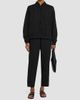 Eileen Fisher Women's Lantern Stripe Stitch Cotton-Blend Pants - 2
