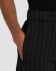 Eileen Fisher Women's Lantern Stripe Stitch Cotton-Blend Pants - 5