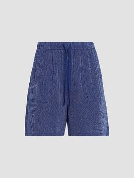 Eileen Fisher Women's Striped Cotton Gauze Walking Shorts