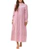 Eileen West Eileen West Lace Trim Cotton Flannel Ballet Nightgown - 1