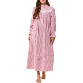 Eileen West Eileen West Lace Trim Cotton Flannel Ballet Nightgown