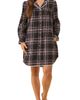 Eileen West Eileen West Lace Trim Cotton Flannel Nightshirt - 1