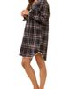 Eileen West Eileen West Lace Trim Cotton Flannel Nightshirt - 3