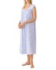 Eileen West Eileen West Printed Cotton Jersey Cap Sleeve Nightgown - 2