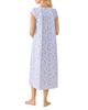 Eileen West Eileen West Printed Cotton Jersey Cap Sleeve Nightgown - 3
