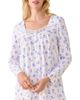 Eileen West Eileen West Printed Cotton Jersey Long Sleeve Short Nightgown - 4