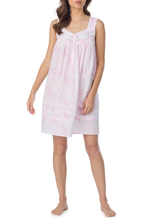 Eileen West Eileen West Sleeveless Cotton Short Chemise