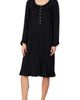 Eileen West Eileen West Waltz Embroidered Long Sleeve Nightgown - 1