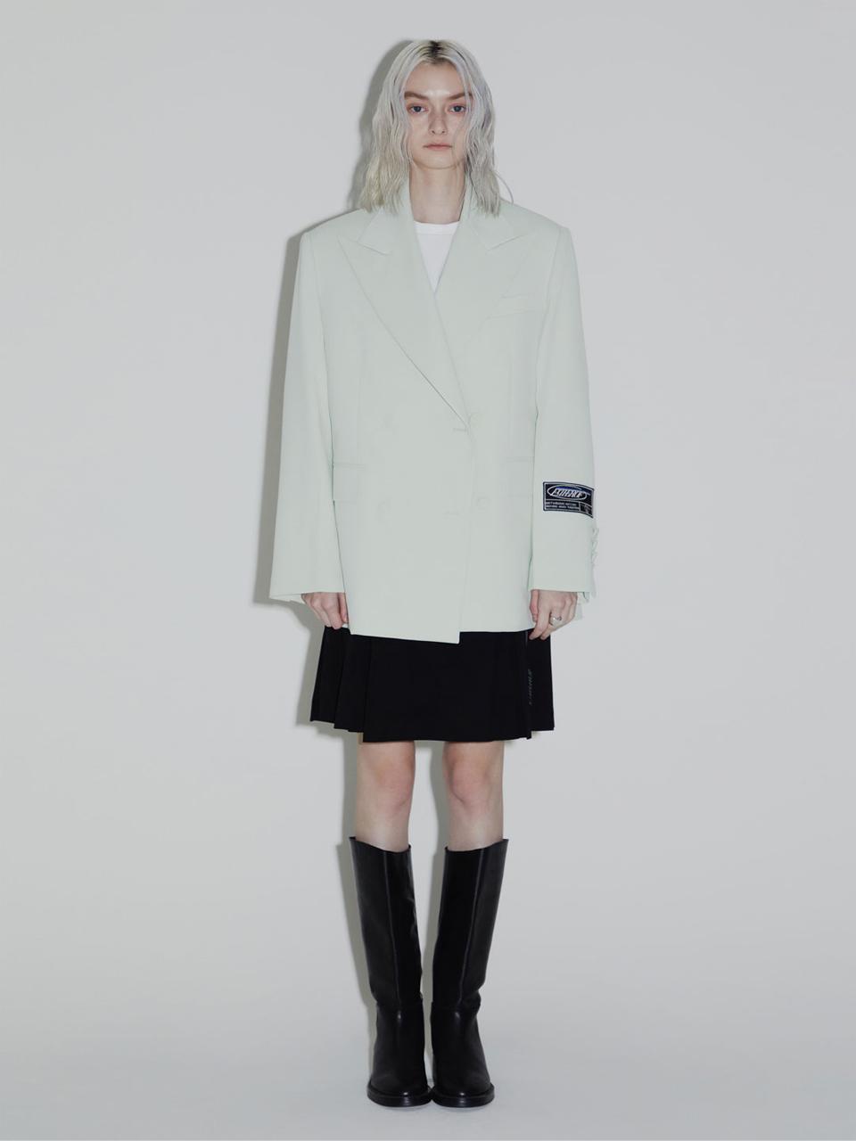 EITHEROF EITHEROF Double button Oversized Fit Jacket ITO3EJ