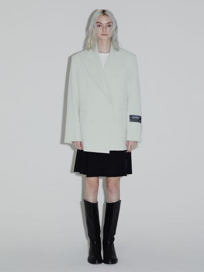 EITHEROF EITHEROF Double button Oversized Fit Jacket ITO3EJ