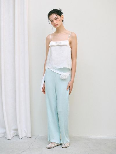 EJnolee Pleated Matisse Pants [GREEN]