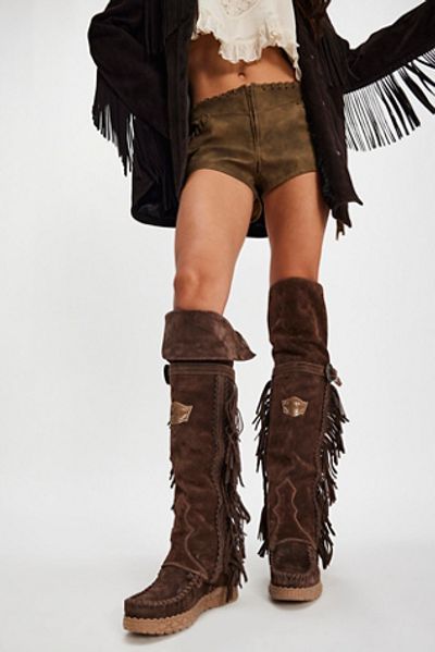 El Vaquero Drifter Tall Mocc Boots