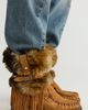 El Vaquero Fireside Faux Fur Mocc Boots - 1
