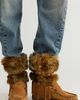 El Vaquero Fireside Faux Fur Mocc Boots - 3