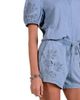 Elan Elan Chambray Drawstring Shorts - 3