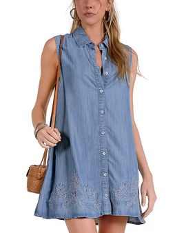 knee length dresses for ladies El Beige Print One Shoulder Dress M